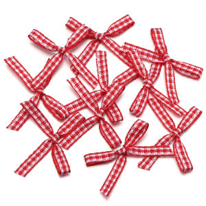 30Pcs Mini Bow Ribbon Tie 2x3cm Satin Ribbon Bows Flower DIY Craft Handwork Bowknots Hair Clip Party Gift Clothes Decor Bow