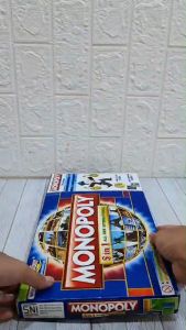 Monopoly 5 In 1 Monopoli Halma Catur Ular Tangga Ludo Permainan Papan Monopoly 5in1