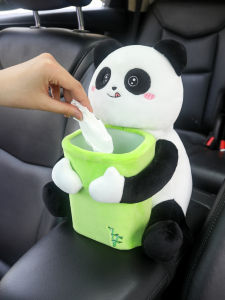 Hộp Đựng Khăn Giấy Xe Hơi Sáng Tạo Hai Trong Một Hộp Đựng Rác Xe Hơi Dễ Thương Hộp Đựng Khăn Tay Đa Năng Phụ Kiện Xe Hơi