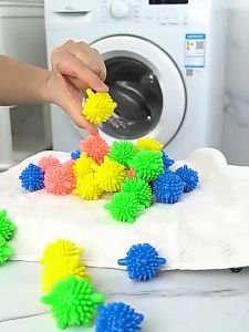 Bola Karet Mesin Cuci Laundry Ball Ajaib ANTI KUSUT | Alat Bantu Pembersih Pencuci Cucian Baju Pakaian Anti Kusut Washing Laundry Silicon Ball Murah Import