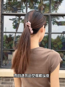 Kẹp Tóc Đuôi Ngựa Vải Nhỏ Kiểu Chuối Kẹp Tóc Thẳng Cho Phụ Nữ Phụ Kiện Tóc Thời Trang Kẹp Tóc Đuôi Ngựa Kiểu Thẳng