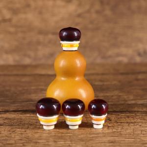 DIY Blood Amber Look Custom Fitting Bead Gourd Accessories