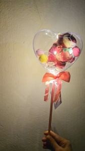 Tặng Đèn LED - Bông Hoa Gấu dâu Lotso / Stitch DISNEY Quà Tặng Sinh Nhật Lễ Tình Nhân 14/02