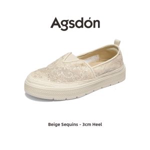 Agsdon | Lace Breathable Canvas Espadrilles