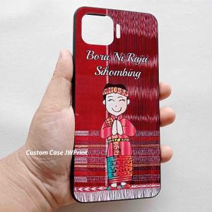 Custom Case Casing Hp Batak Toba Ulos Merah Cowok Cewek Couple Untuk All Type Berbagai Tipe Hp Oppo Vivo Iphone Realme Redmi Samsung