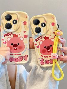 เคสโทรศัพท์ซิลิโคนป้องกันการตกหล่นแบบน่ารักสำหรับ Infinix Hot 30i/Hot 30i NFC X669/X669C/X669D ปกป้องเต็มจอพร้อมลายการ์ตูน