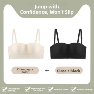 MiiOW | Wireless Push-up Bra for Small Breasts Anti-slip Front Clasp