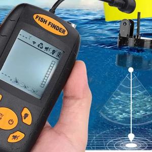 FindFish Smart Portable Sonar Fish Finder Depth Underwater Fishing Camera Sounder Alarm Transducer Fishfinder 100m Temperature E