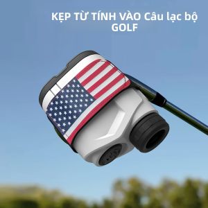 1PC Giá Đỡ Dây Đeo Máy Đo Khoảng Cách Từ Tính Có Thể Điều Chỉnh Dành Cho Xe Golf Với Nam Châm Mạnh - Phụ Kiện Chơi Gôn