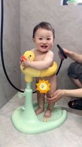 Baby Tubs Platform Baby Standing Bath Tools Childrens Bath Basin New Born Baby Items Bath Standing Rack