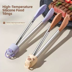 WEVOLA | Heat-Resistant Dual-Function Kitchen Tongs
