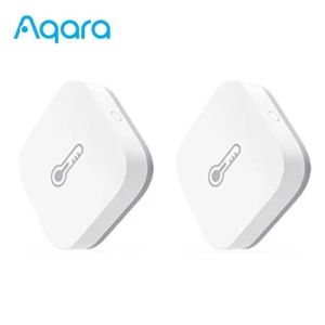 Aqara | 1/2/4 Pcs Aqara Zigbee Wireless Temperature Humidity Sensor Hygrometer Smart Home Work With Xiaomi Home App Mijia Hub Homekit