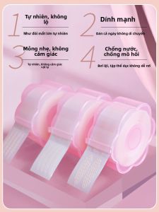 MONLEYTA | Màng lưới ren đôi mắt không gian khi ướt vô hình tự nhiên không để lại dấu vết dành cho nam và nữ Móng mắt tự nhiên