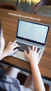 AMOLI Laptop 2-in-1 Intel N4020: Laptop Touchscreen 13.3 Inci & Lengkap Dengan Garansi 1 Tahun