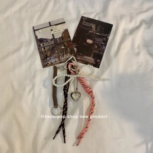 Nylon Rope Keychain Vintage Butterfly Knot Bag Charm Miu Series Creative Gift Metal Material Unique Design Bag Accessory