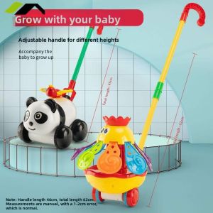 MOMIAN | Child Walking Push Toy with Bell and Plane Design