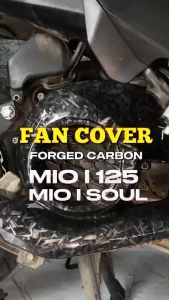 YAMAHA MIO i 125 / M3 / SOUL i 125 FAN COVER CARBON/FORGED CARBON/MATTE BLACK MADE IN THAILAND SPEEDMOTO