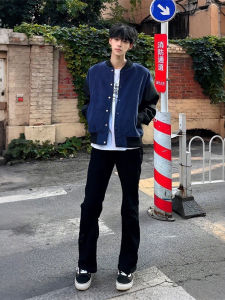 กางเกงยีนส์ทรงสลิมฟิตสำหรับผู้ชาย Cleanfit ทรงขาตรง ทรงขากระบอกเล็ก ทรงขากระบอกเล็ก ทรงกระบอกเล็ก