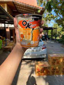 มาม่าOK รสรสผัดไข่เค็ม แบบแห้ง จำนวน 1 ถ้วย