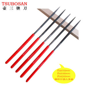 Japan Jug 3 Assorted Paper File Triangular File Ruibiao Assorted Steel File Medium Tooth Triangular Woodworking Metal File