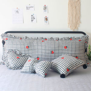 Ins Bed Backrest Internet Hot Girlish Bed Long Cushion Princess Bed Head Cushion Big Backrest Tatami Removable and Washable