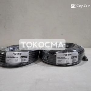 Kabel Antena TV 5C 2V 20M 20 Meter RG-6 + Jack TV Male Pioline