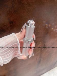 Bình Xịt Nước Hoa Thủy Tinh Có Gắn Kim Cương Bình Xịt Dạng Bơm Hơi Lọ Đựng Mẫu Nước Hoa Lọ Trang Điểm Dạng Quay Lọ Trống
