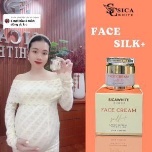 Face Silk - Kem Face Lụa Sica White (25g) Chính Hãng Dưỡng Trắng Chuyên Sâu Ngừa Mụn Mờ Thâm
