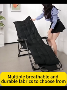 Rollaway Portable recliner Adjustable rollaway chair Heavy Duty Folding Bed Chair with foam