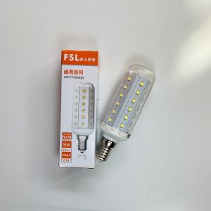 FSL Maize Lamp Bulb E14 E27 Screw Cap 9W Three-Color Adjustable Candle Light FSL Maize Lamp Non-Smart Control LED Ballast