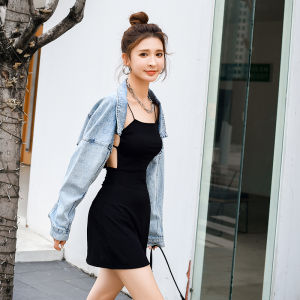 Fashionable Shoulder-Length Denim Jacket Womens Spring Autumn New Style Streetwear Loose Design Small Audience Top Shirt