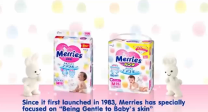 <Bundle of 3> Merries Pants Normal Baby Diapers -S/M/L/XL/XXL