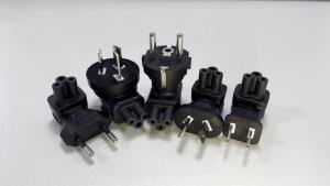 Cáp Chuyển Đổi Phích Cắm EU Sang IEC320 C5 Hình Cỏ Bốn Lá Bộ Chuyển Đổi Nguồn Điện EU Không Dây Cho Bộ Sạc Laptop - Tiêu Chuẩn Tiếp Đất 250V 10A
