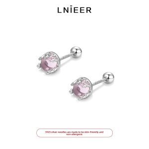 Lnieer | Comfortable Secure S925 Sterling Silver Moonstone Earrings
