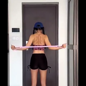 Resistance Band Stretcher Yoga Elastic Band Portable Pilates Stretch Strap Arm Shoulder Exercise