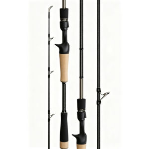 QIYUN OUTDOORS | Black Fish Heavy Duty Ultra Rigid Fishing Rod