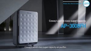Máy lọc không khí Coway Tuba AP-3008FH | Diện tích 99m2 | Loại bỏ bụi mịn PM 0.03 tiết kiệm điện thích hợp sử dụng cho văn phòng nhà xưởng | Hàng chính hãng