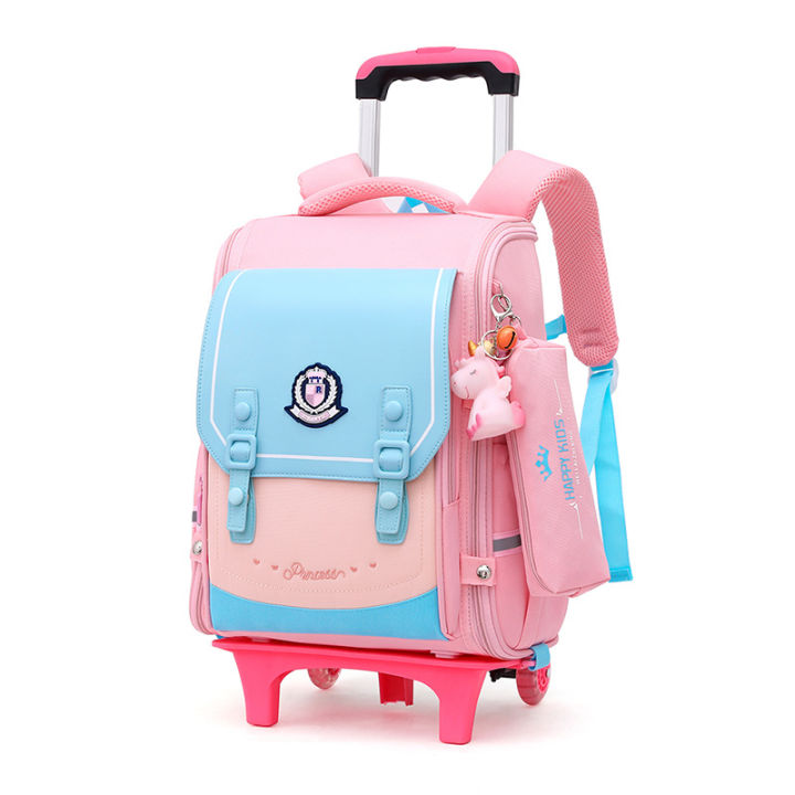 Zaino Trolley 3-in-1 Con Ruote Per Ragazzi: Verde, Capiente E Pratico