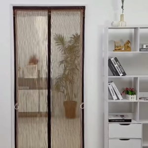 VibeHome Tirai Pintu Model Magnet Anti Nyamuk Ukuran 90/100/110x210CM Bahan Tebal