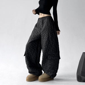 MUYUZI | Warm Quilted Light Thermal Padded Trousers
