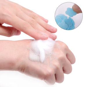 Portable Soap Paper Bath Hand Washing Disposable Soap Slice Mini Flower Travel Scented Petal Handwashing Soap