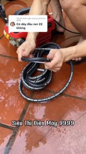 Dây xịt rửa dây rửa xe lõi thép áp lực cao cấp - day rua xe loi thep 10m - 15m - 20m