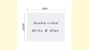 1Pcs White Board Dry Erase Board Mini Double Sided Personal Whiteboard Board Dry Erase Lapboard White Board for Classroom Office