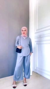 Atachi Setelan Rib Knit Wanita: Desain Fashionable & Bahan Berkualitas Tinggi