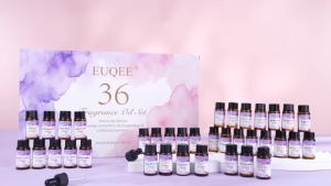 EUQEE 36pcs Fragrance Oils Set For Reed DiffuserCandle Making-5ml Strawberry Cherry Coconut Coffee Leather Aroma Fragrance Oils