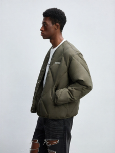 CHINISM | Lightweight Diamond Quilted Duck Down Jacket