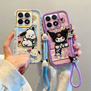 Casing for Xiaomi 14T Pro Xiaomi14T Xiaomi14TPro 5G Cute Colour Graffiti 3D Cartoon Phone Case with Dolls Lanyard Lens Protection Silicone Soft Back Cover