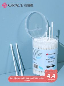 Baby Dual-Head Cotton Swabs for Ear Nose and Mouth Cleaning Grace