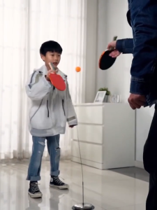 【READY STOCK】Ping Pong Portable Trainer Kids Table Tennis Ping Pong Sports Exercise Training Kit Kid Adult Indoor Sport