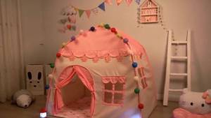 Oversize Play Tent Toys for Kids Princess Spacious Playhouse Teepee Toys Khemah Kanak Kanak Oversized Playhouse Castle Tent